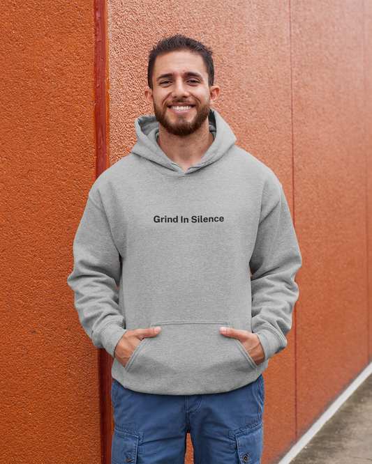 Grind In Silence Hoodie β Motivational Streetwear Pullover
