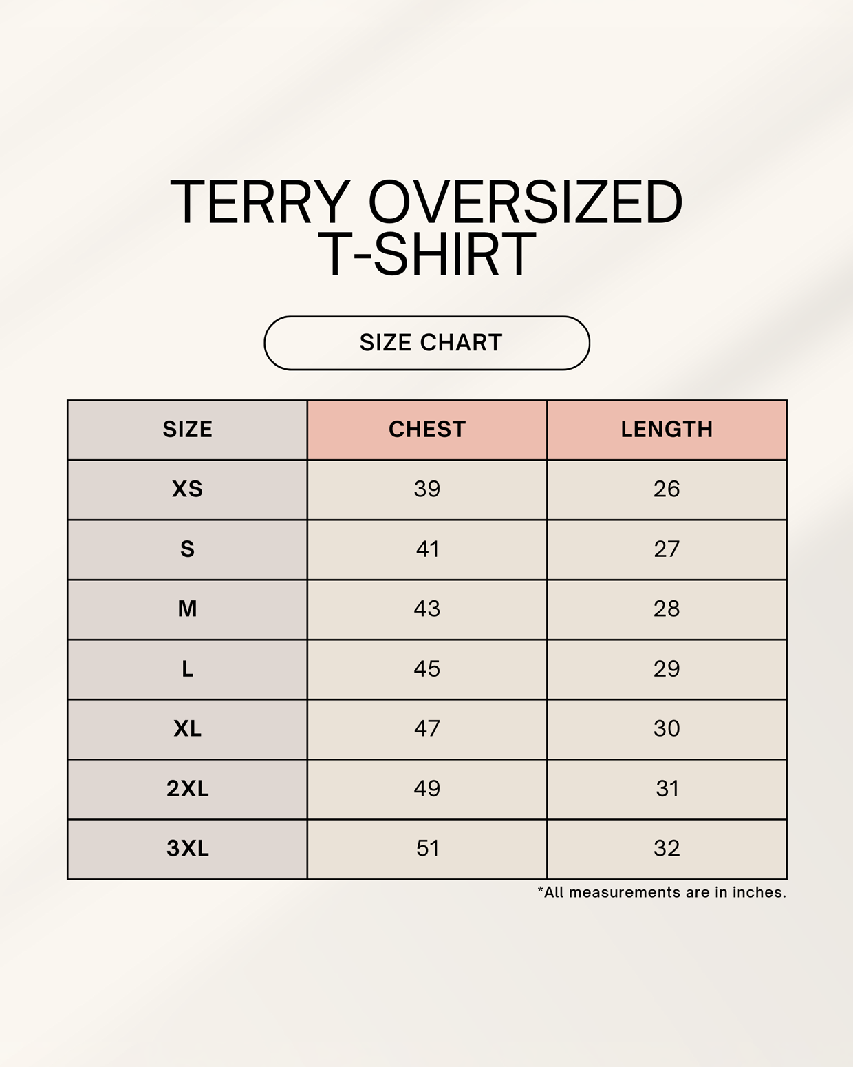 Color_Size Chart