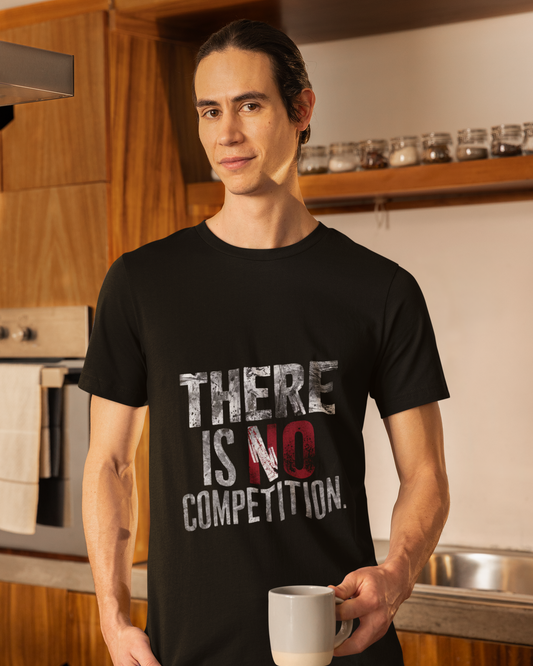 There Is No Competition Black Graphic Tee