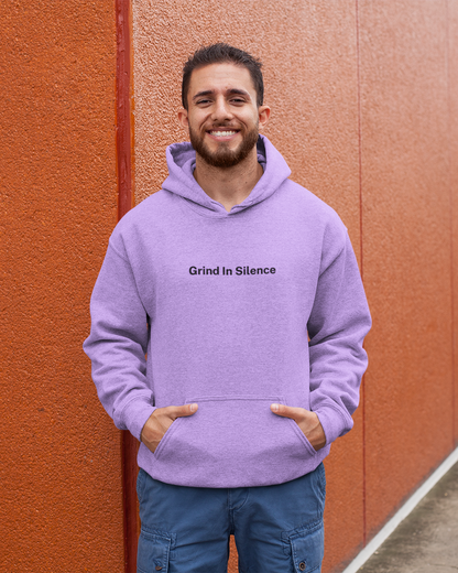 Grind In Silence Hoodie – Motivational Streetwear Pullover