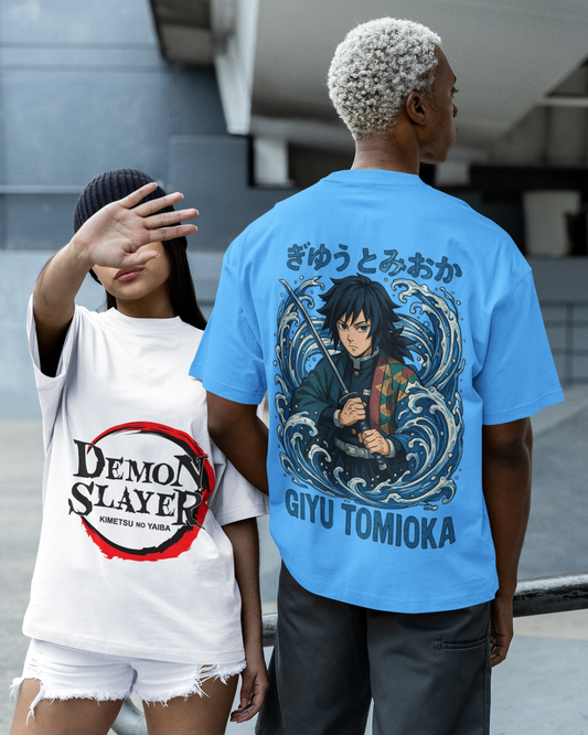 Giyu Tomioka – Water Hashira Oversized Street Tee