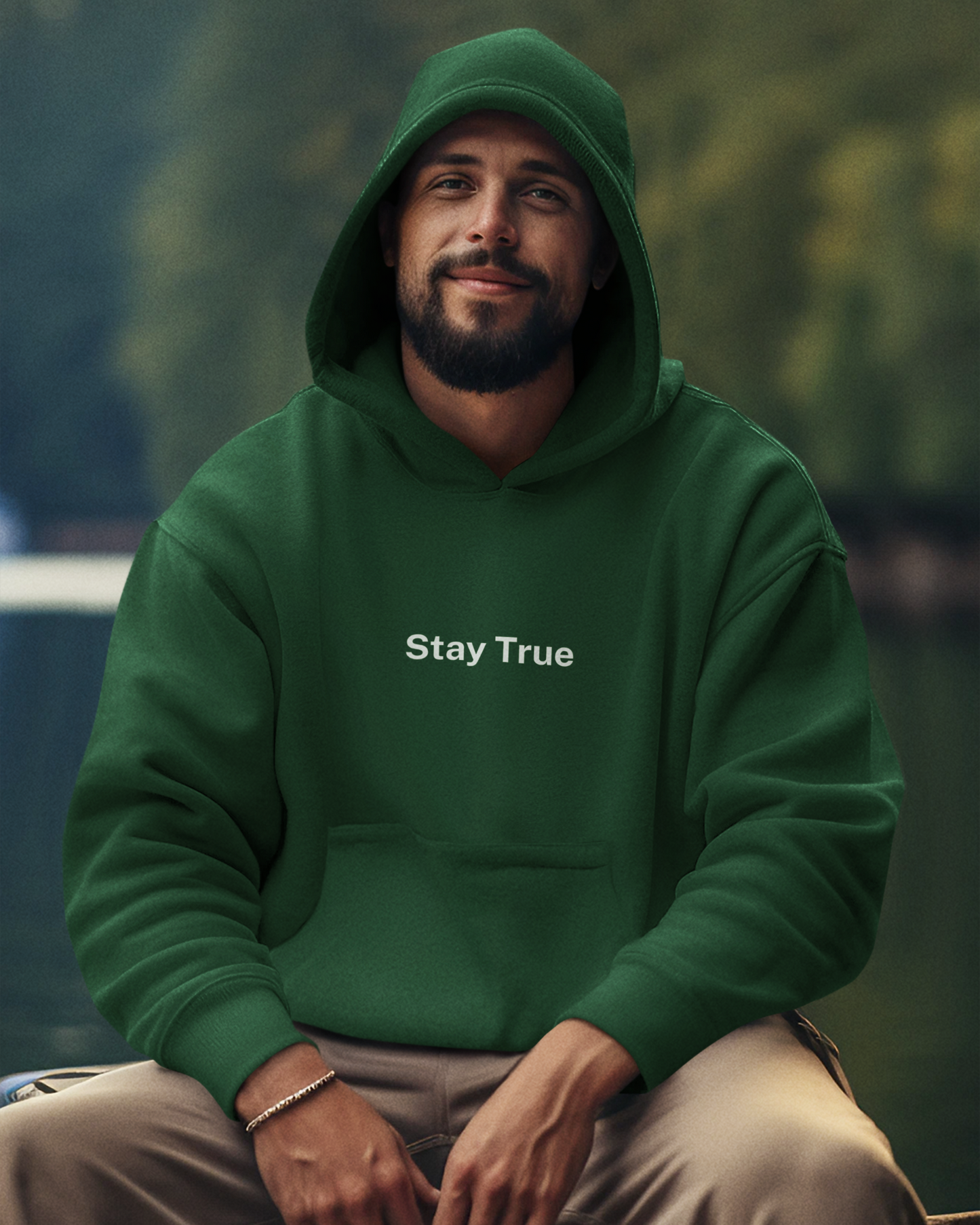 Stay True Hoodie – Minimal Streetwear Pullover
