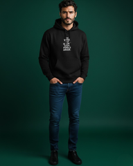 The Wise Silence Hoodie | Inspirational Quote Black Pullover